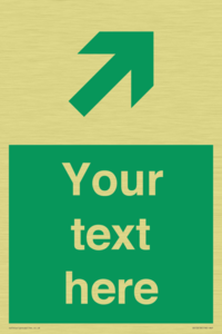 SB10618: Custom Safe condition: Green Up right arrow