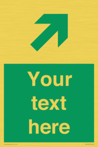 SB10618: Custom Safe condition: Green Up right arrow