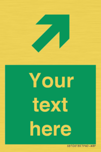 SB10618: Custom Safe condition: Green Up right arrow