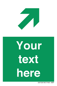 SB10618: Custom Safe condition: Green Up right arrow