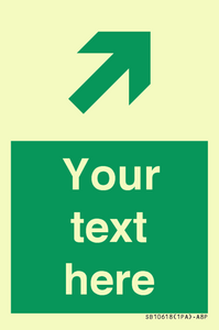 SB10618: Custom Safe condition: Green Up right arrow