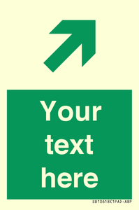 SB10618: Custom Safe condition: Green Up right arrow