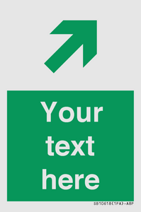 SB10618: Custom Safe condition: Green Up right arrow