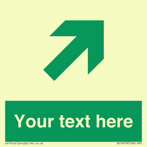 SB10618: Custom Safe condition: Green Up right arrow