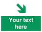 SB10622: Custom Safe condition: Green Down right arrow