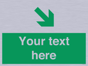 SB10622: Custom Safe condition: Green Down right arrow