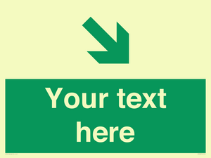 SB10622: Custom Safe condition: Green Down right arrow