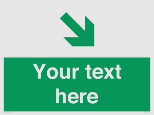 SB10622: Custom Safe condition: Green Down right arrow