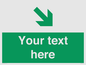 SB10622: Custom Safe condition: Green Down right arrow