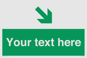 SB10622: Custom Safe condition: Green Down right arrow
