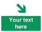 SB10622: Custom Safe condition: Green Down right arrow