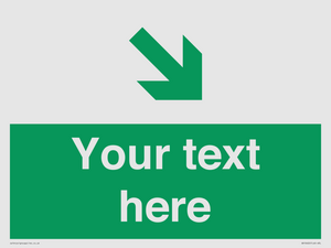 SB10622: Custom Safe condition: Green Down right arrow