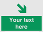 SB10622: Custom Safe condition: Green Down right arrow