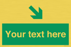 SB10622: Custom Safe condition: Green Down right arrow