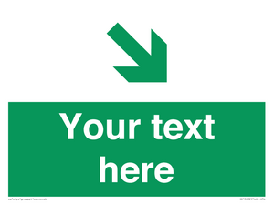SB10622: Custom Safe condition: Green Down right arrow