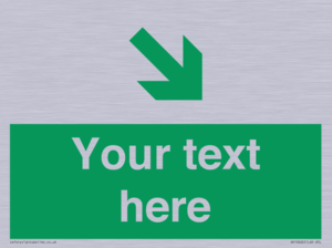 SB10622: Custom Safe condition: Green Down right arrow