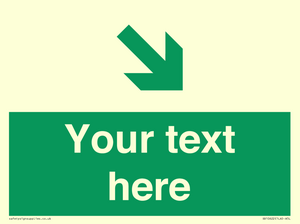 SB10622: Custom Safe condition: Green Down right arrow