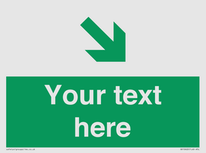 SB10622: Custom Safe condition: Green Down right arrow