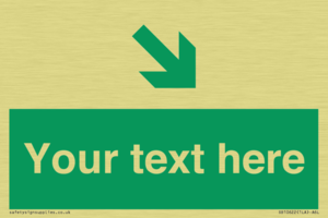 SB10622: Custom Safe condition: Green Down right arrow