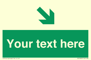 SB10622: Custom Safe condition: Green Down right arrow