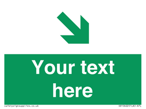 SB10622: Custom Safe condition: Green Down right arrow