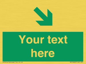 SB10622: Custom Safe condition: Green Down right arrow