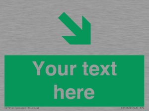 SB10622: Custom Safe condition: Green Down right arrow