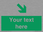 SB10622: Custom Safe condition: Green Down right arrow