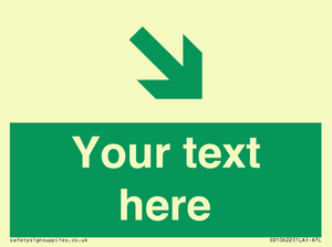 SB10622: Custom Safe condition: Green Down right arrow