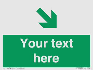 SB10622: Custom Safe condition: Green Down right arrow