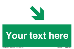 SB10622: Custom Safe condition: Green Down right arrow