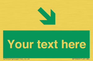 SB10622: Custom Safe condition: Green Down right arrow