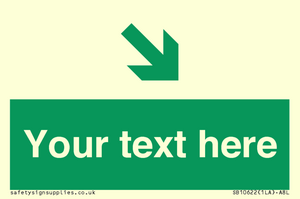 SB10622: Custom Safe condition: Green Down right arrow