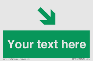 SB10622: Custom Safe condition: Green Down right arrow