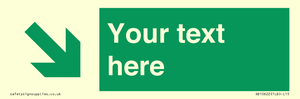 SB10622: Custom Safe condition: Green Down right arrow