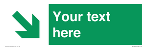 SB10622: Custom Safe condition: Green Down right arrow