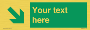 SB10622: Custom Safe condition: Green Down right arrow