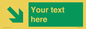 SB10622: Custom Safe condition: Green Down right arrow