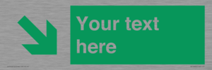 SB10622: Custom Safe condition: Green Down right arrow