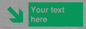 SB10622: Custom Safe condition: Green Down right arrow