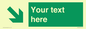 SB10622: Custom Safe condition: Green Down right arrow
