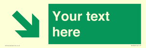 SB10622: Custom Safe condition: Green Down right arrow