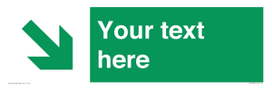 SB10622: Custom Safe condition: Green Down right arrow