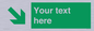 SB10622: Custom Safe condition: Green Down right arrow