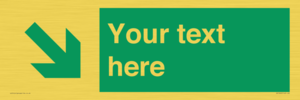SB10622: Custom Safe condition: Green Down right arrow