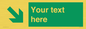 SB10622: Custom Safe condition: Green Down right arrow