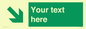 SB10622: Custom Safe condition: Green Down right arrow