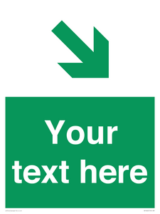 SB10622: Custom Safe condition: Green Down right arrow