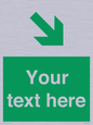SB10622: Custom Safe condition: Green Down right arrow