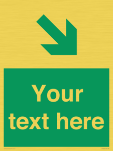 SB10622: Custom Safe condition: Green Down right arrow